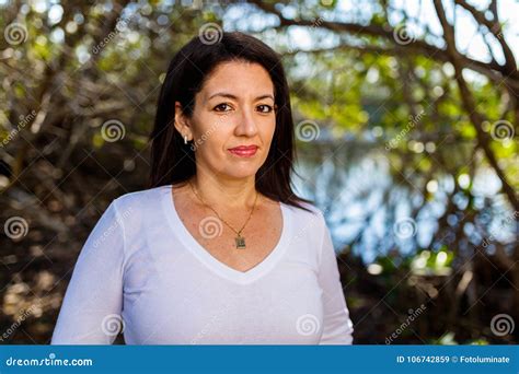 Pretty Hispanic Woman Stock Image Image Of Lady Woman 106742859