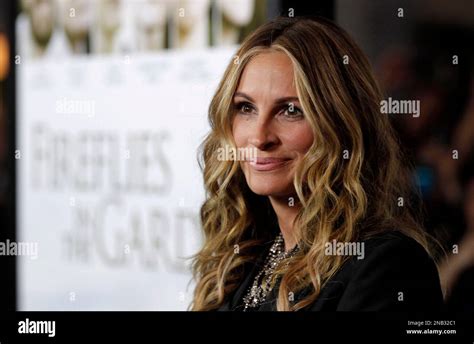 Cast Member Julia Roberts Arrives At The Premiere Of Fireflies In The