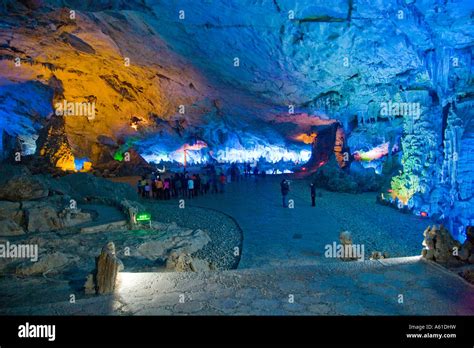 The Crystal Palace Of The Dragon King Reed Flute Cave Guilin Guangxi