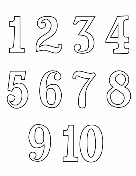 11 number 10 coloring page. √ 24 Number 10 Coloring Page in 2020 | Bubble numbers ...