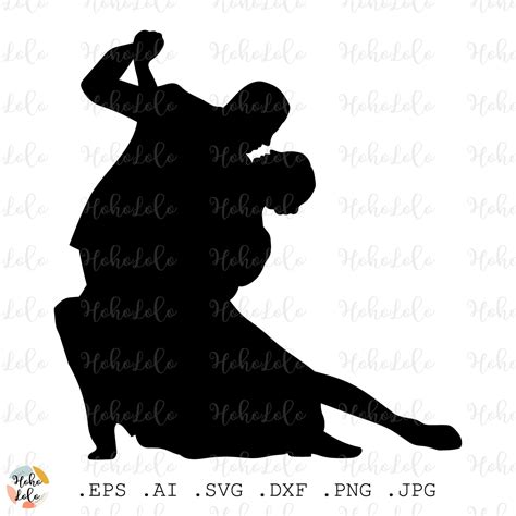 Tango Svg Silhouette Dance Templates Dxf Clipart Png