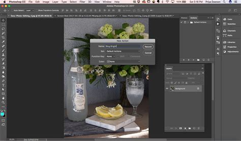 Easy Photo Editing For Bloggers Or Anyone Else That Uses Photoshop Priya Creates