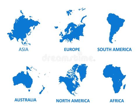 Silueta De Un Mapa Del Mundo Con Los Continentes Y Grandes Islas Todos Images