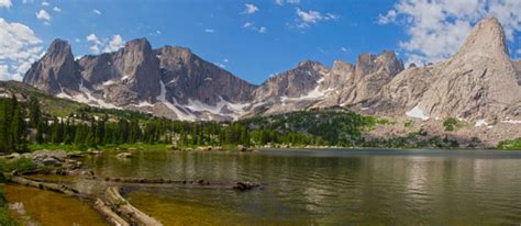 Cirque Of The Towers And Deep Lake Wind River Range Wyoming North
