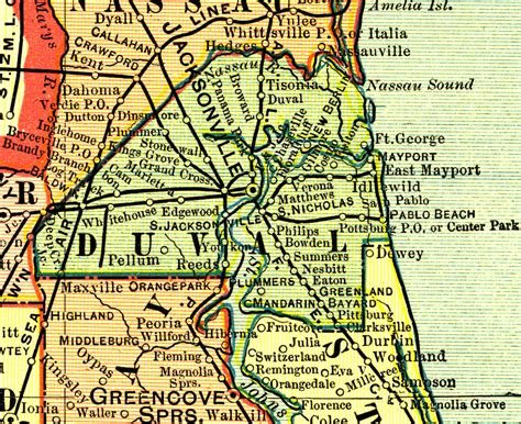 29 Duval County Florida Map Maps Database Source
