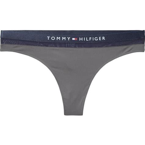 Tommy Hilfiger Womens Sheer Flex Cotton Thong Magnet