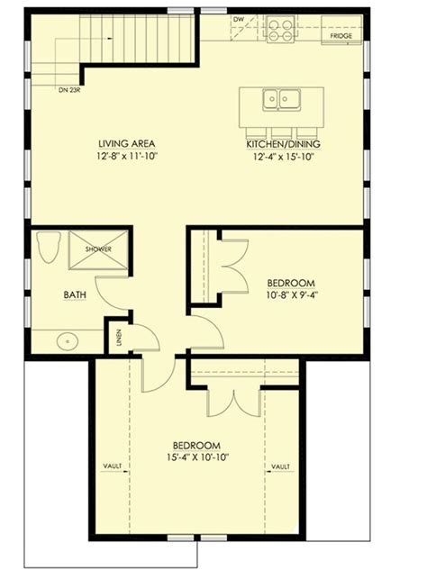 Plan 270022af 2 Bed Garage Apartment With Rv Garage Garage Guest
