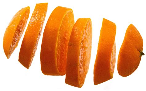 One Orange In Many Slices Png Image For Free Download