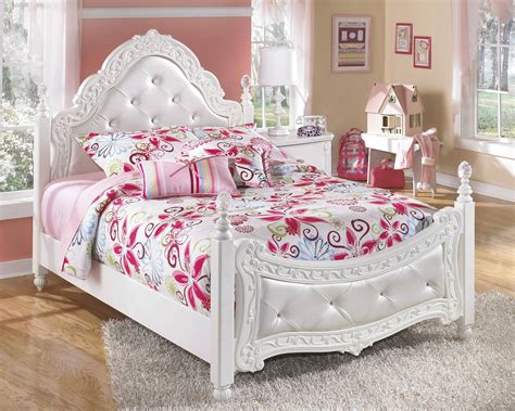 Alexis white 5 pc full bedroom set. Ashley Exquisite B188Y Full Size Poster Bedroom Set 3pcs ...