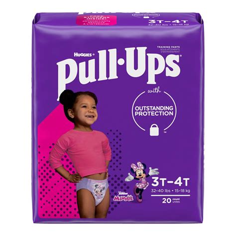 Huggies Pull Ups Training Pants Size 3t 4t Girls