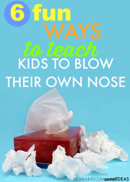 Teach Kids How To Blow Their Nose The Ot Toolbox Teaching Kids