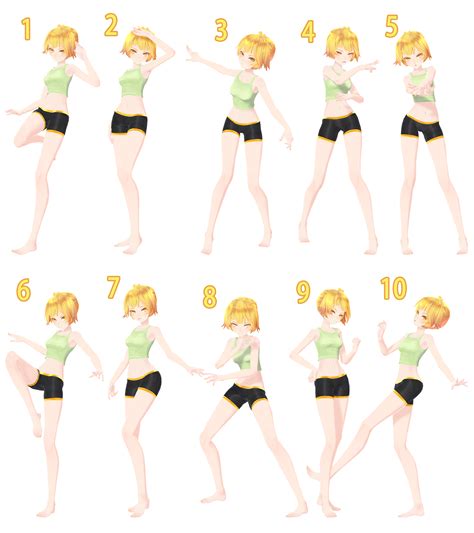 [mmd] pose pack 8 dl by snorlaxin on deviantart
