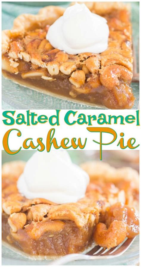 Salted Caramel Cashew Pie The Gold Lining Girl