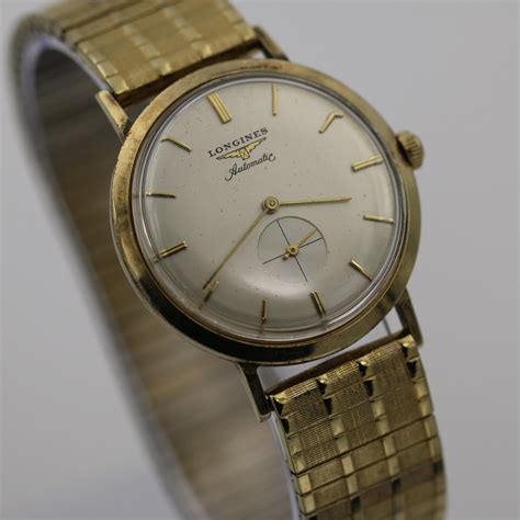 Longines 10k Gold Swiss Made Automatic Wrist Watch Ticktock Guru