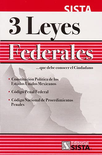 Librería Morelos 2022 3 Leyes Federales Penales
