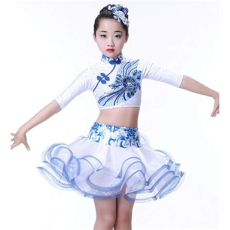 Dresses And Tutus Kids Girls Latin Ballet Dress Children Party Dancewear