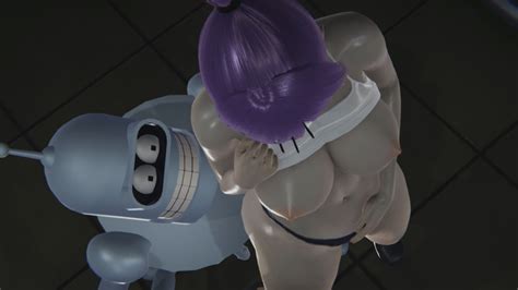 rule 34 3d bender bending rodriguez big breasts breasts cyclop futurama grin partially clothed