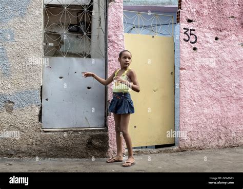 Girl In A Favela Hi Res Stock Photography And Images Alamy