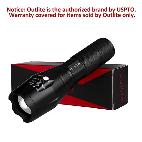 Outlite A100 Portable Ultra Bright Handheld Led Flashlight With
