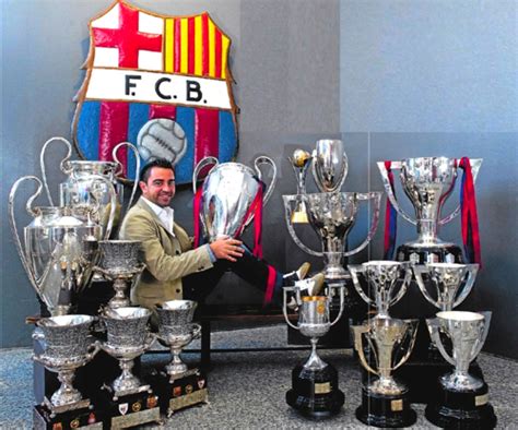 Xavi and trophies! - FC Barcelona Photo (22616574) - Fanpop