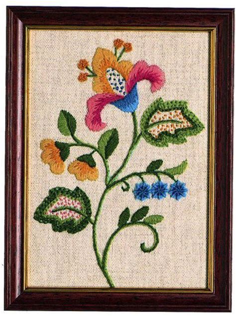Vintage Crewel Embroidery Kits Crewelembroidery Salvabrani