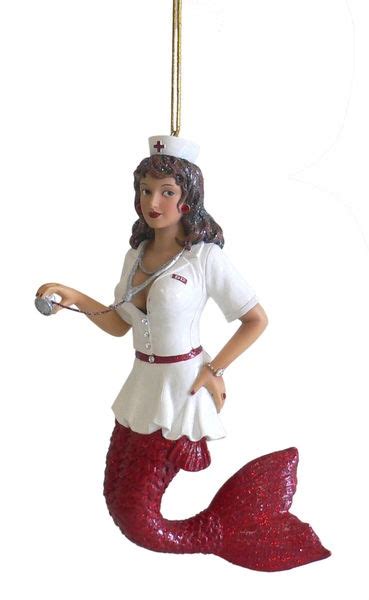 December Diamonds Nurse Feel Better 2850 Mermaid Ornament Mermaid