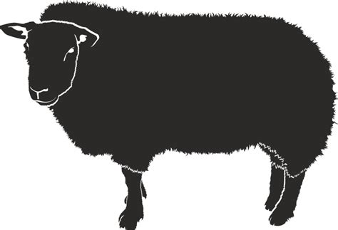 Sheep Silhouette Clip Art Sheep Png Download 960655 Free