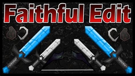 Minecraft Pvp Texture Pack Faithful Edit 17x18x Youtube
