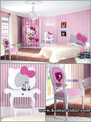 Pening memikirkan warna cat bilik anak? Bilik Tidur Anak Perempuan Hello Kitty | Desainrumahid.com