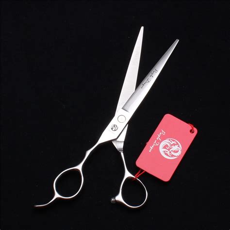 Left Hand 70 195cm Purple Dragon Shiny Hairdressing Scissors Cutting