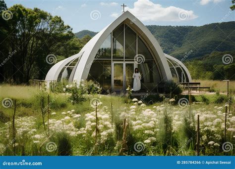 In the Serene Countryside, a Humble Chapel Stands As a Place of Solace