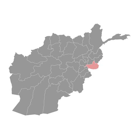 Nangarhar Province Map Administrative Division Of Afghanistan