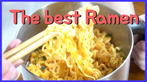 라면 가장 맛있게 먹는 법 The Best Way To Eat Ramen Youtube