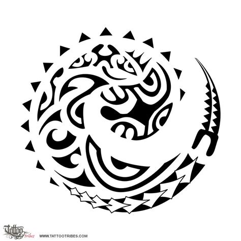 Este Elemento Es Una Espiral Muy Característica En Los Tatuajes Maories