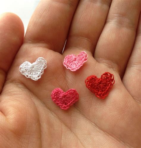 The Unknown Orchard Tiny Crochet Hearts