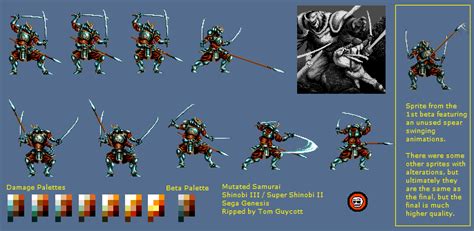 Genesis 32x Scd Shinobi 3 The Super Shinobi 2 Mutated Samurai