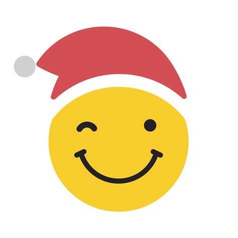 Click the arrow beside your workspace name and select customize slack. Happy Santa emoji icon | Royalty free stock transparent ...