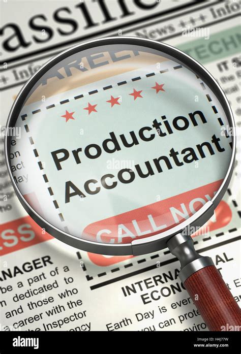 Production Accountant Join Our Team 3d Stock Photo Alamy