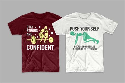 Gym T Shirt Design Bundle Workout T Shirt Designs Bundles Editable T