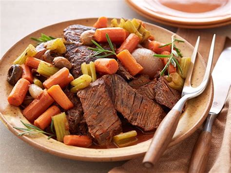 Braised Pot Roast With Vegetables Recipe Food Network
