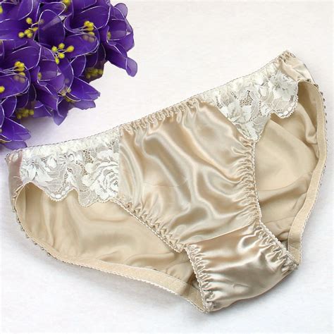 3pcs lot women pure silk sexy panties 100 silk briefs for lady women with lace underwear high