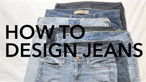 Fashion Design Tutorial How To Design Jeans Youtube