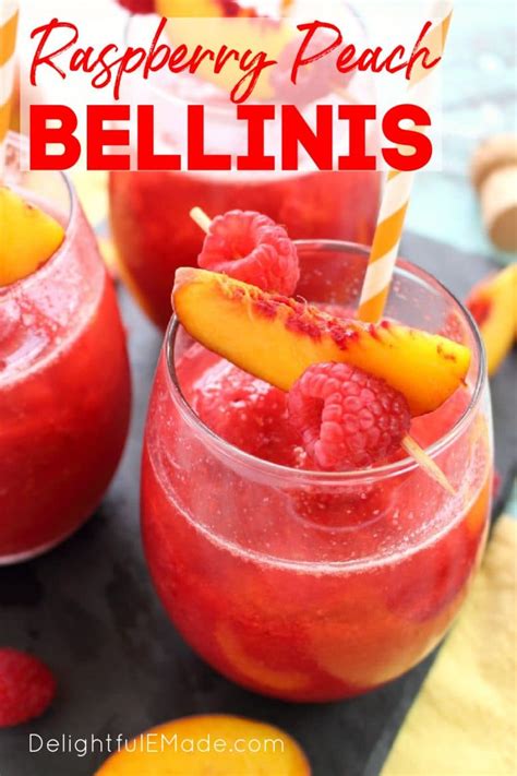 Frozen Peach Bellini Recipe Delightful E Made