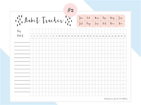 21 Free Printable Habit Trackers The Petite Planner