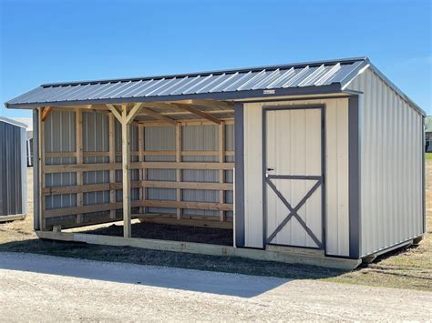 Run In Shed With Tack Room Quality Storage Buildings