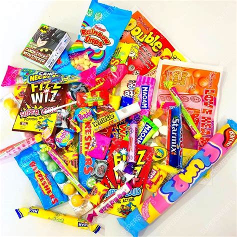 Retro Wrapped Sweets Assortment My Super Sweets Shop