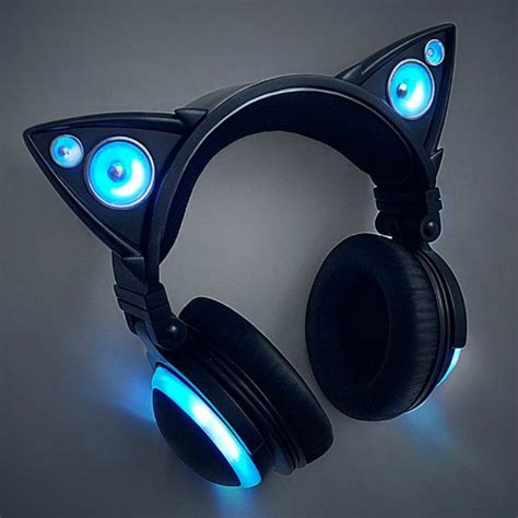 Axent Wear Those Cat Ear Headphones With Leds And External Speakers