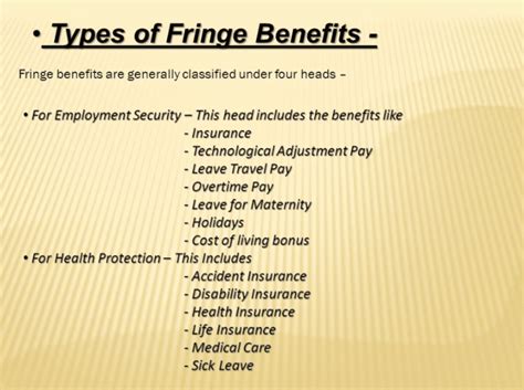 What Are Fringe Benefits It Business Mind