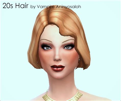 My Sims 4 Blog 20s Hair New Mesh By Vampireaninyosaloh