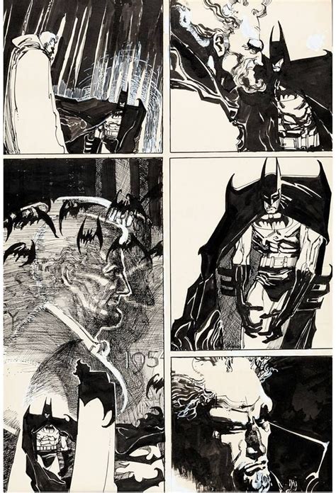 Original Page By Bill Sienkiewicz From Batman 400 Published By Dc